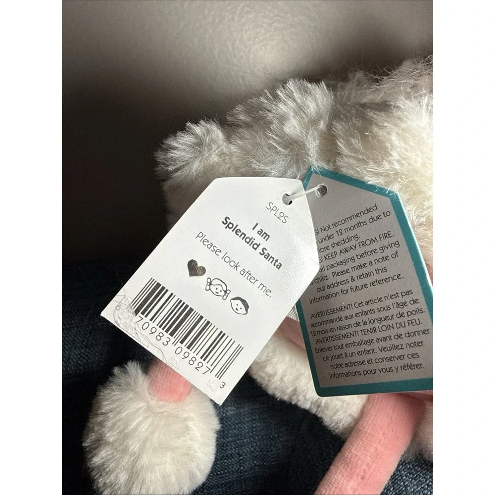 Jellycat‎ London Splendid Santa in Pink Suit With Tags 13